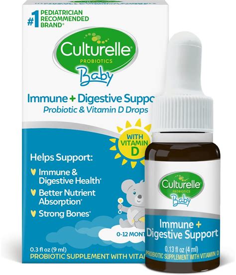 Amazon.com: Culturelle Baby Immune + Digestive Support Probiotic ...