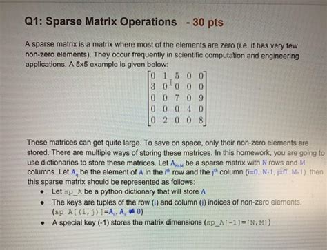Image result for Sparse Matrix Example