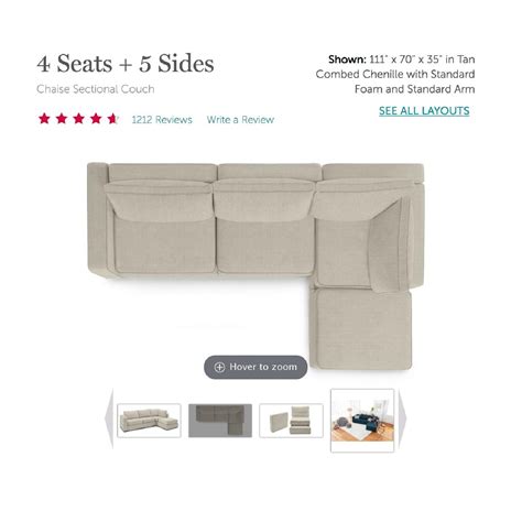 Lovesac Sectional Sofa - AptDeco