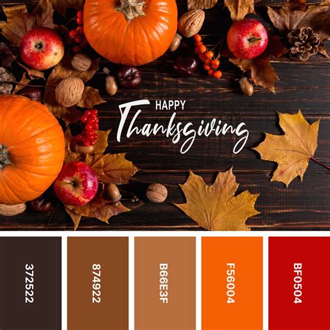Thanksgiving Color Palette 2024