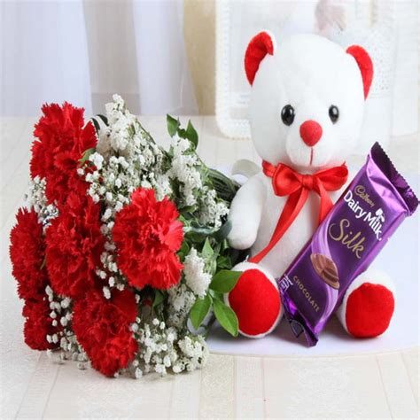 Teddy Day Gifts Online | Send Heartshape Soft Toys Teddy Bear to India ...