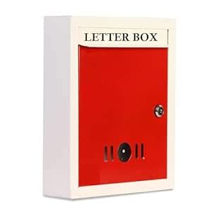 Crotomak Letter Box/Mail Box Made of High Grade Metal with Lock Key for ...