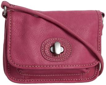 Fossil Turn-Lock Mini Cross-Body,Sangria,one size : Amazon.in: Shoes ...