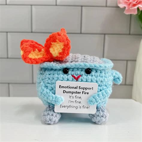 Handmade Emotional Support Dumpster Fire - Weekly Deal Hub