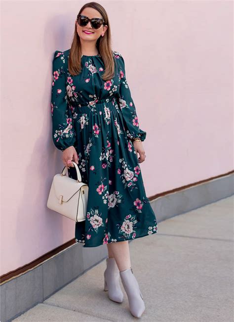Teal Blue Floral Western Dress | Buy now and get 58% off – Indian Rani