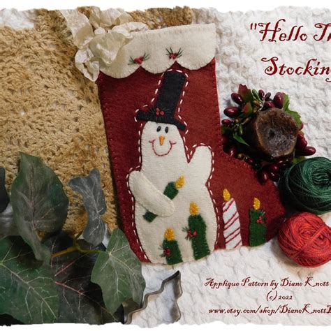 Image result for Applique Stocking Patterns