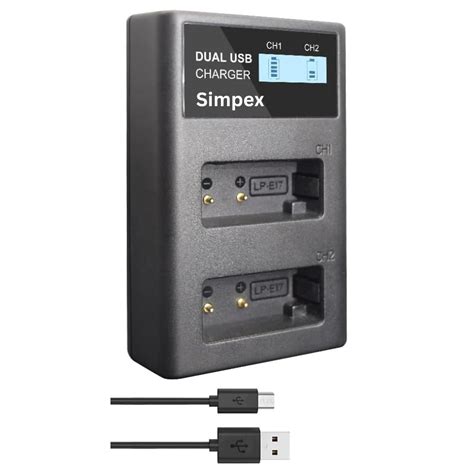 Buy Simpexs for Nikon DSLR Camera EN-EL15 Dual Port Li-ion LCD Battery ...