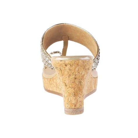 Buy Mochi Women Gold Ethnic Slip Ons Online | SKU: 34-9908-15-36 ...