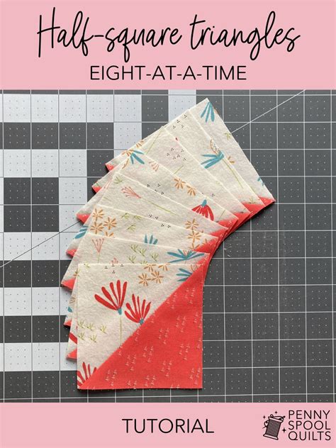 Image result for 8 at a Time Half Square Triangles Tutorial