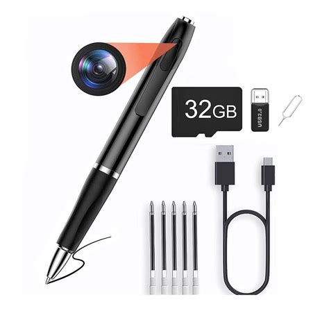 Schenke Spy Camera Pen 32GB,HD 1080P Hidden Pen Camera Portable Digital ...