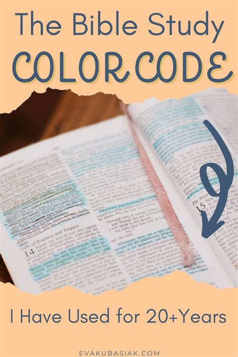 Image result for Bible Study Color Code