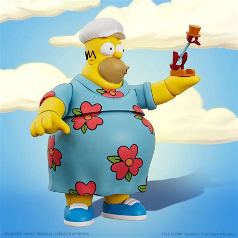 Super 7 - The Simpsons Ultimates: King-Size Homer – Ages Three and Up