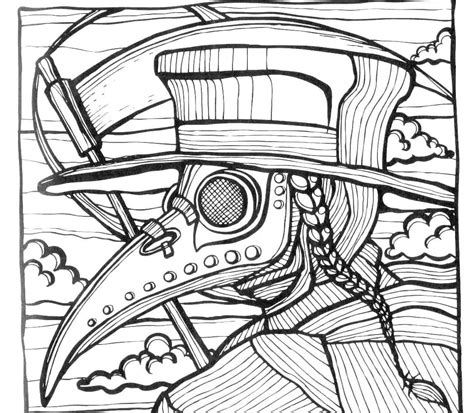 Printable Horror Coloring Pages - PrintableLib