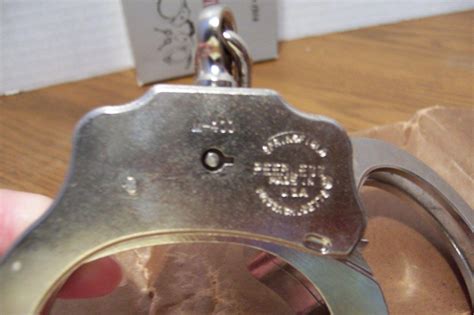 Peerless Handcuff Co. Mdl 400N-Stn Nkl Chain Link Hndcuff-EXTREMELY ...