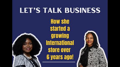 How she started a growing International store over 6 years ago! - YouTube