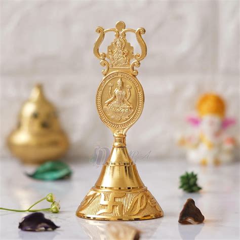LAMANSH Antique Pooja Bells 🔔Ghanti for Temple Mandir or mangal path c ...