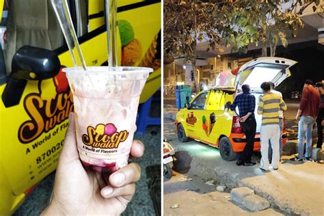 Scoopwala Has Yellow Cars Serving Ice Cream & Sundaes All Over West ...