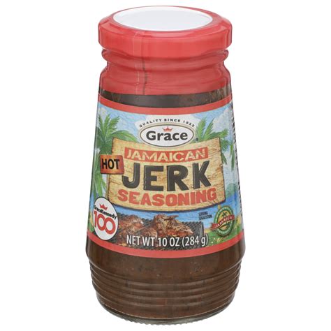 Grace Hot Jamaican Jerk Seasoning, 10 oz - Walmart.com