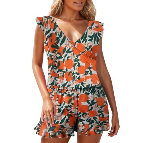 HSHMT Women Swimsuit One Piece Bathing Suit Women Swim Romper With ...