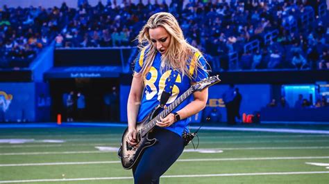 Rams reward rock guitarist Nita Strauss with Super Bowl ring - ESPN ...