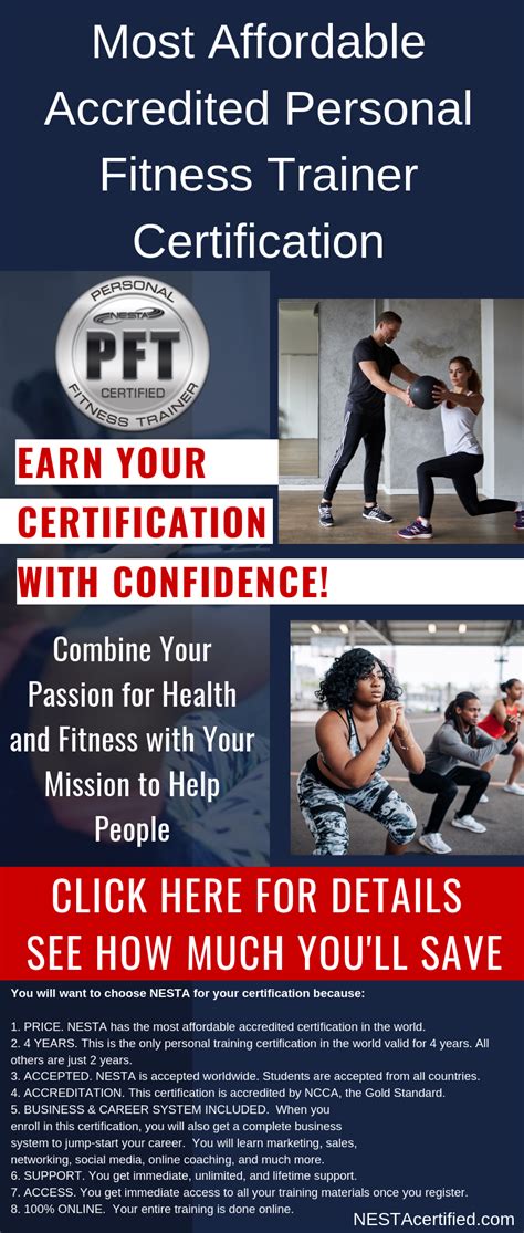 Personal Fitness Trainer Certification | Fitness trainer certification ...