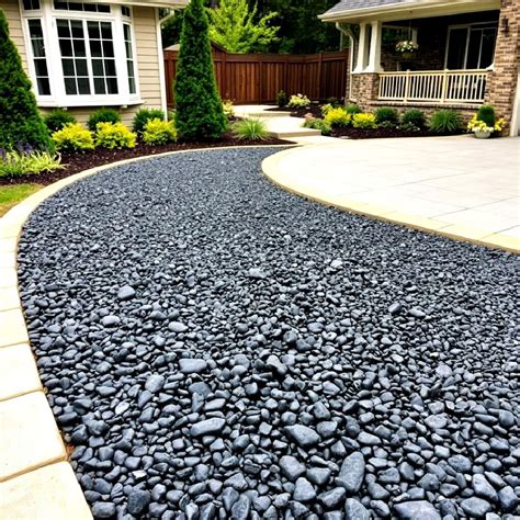 25 Black River Rock Landscaping Ideas To Copy