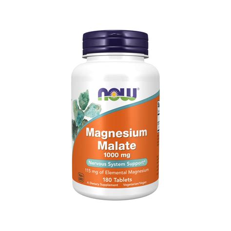 Magnesium Malate Supplement Nervous System Support.