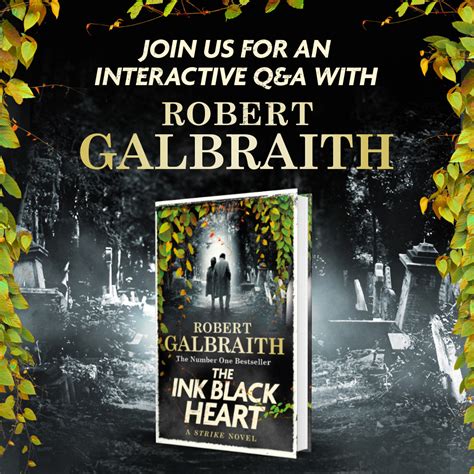 The Ink Black Heart Q&A Teaser | Robert Galbraith