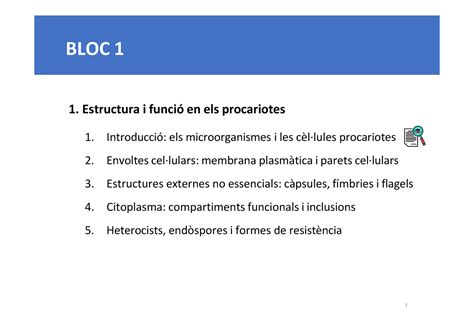 1 Introducció - vl lv - BLOC 1 1. Estructura i funció en els ...