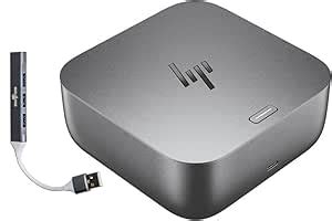 HP 100W G6 Thunderbolt 4 Dock Port Replicator Bundle with DKZ Hub ...