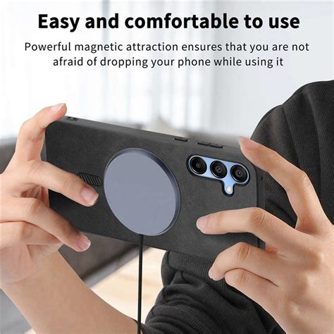 For Samsung Galaxy A15 4G / A15 5G Leather Back Case Compatible with M ...