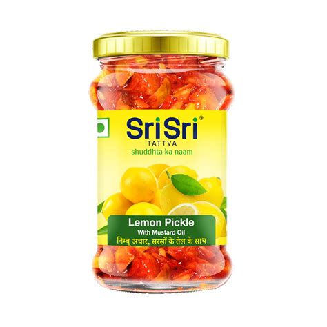Lemon Pickle - Mustard Oil 300g – Sri Sri Tattva