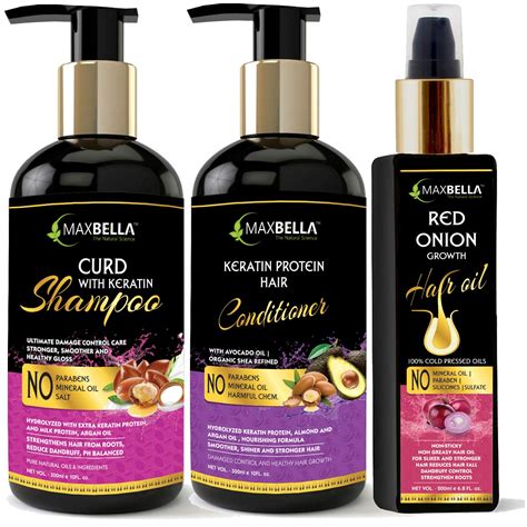 Buy MAXBELLA Natural Shampoo for Men and Women | Itchy Scalp and ...