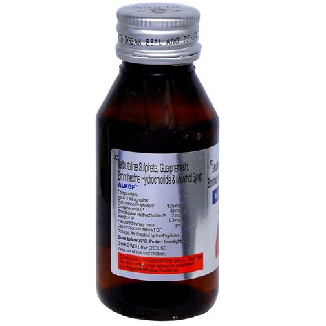 Alkof Cough Syrup 60 ml Price, Uses, Side Effects, Composition - Apollo ...