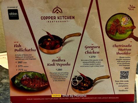 Menu at Copper Kitchen, Chennai, No:6