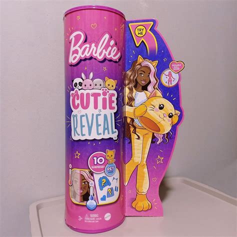 Barbie Cutie Reveal Doll - Cat, Hobbies & Toys, Toys & Games on Carousell