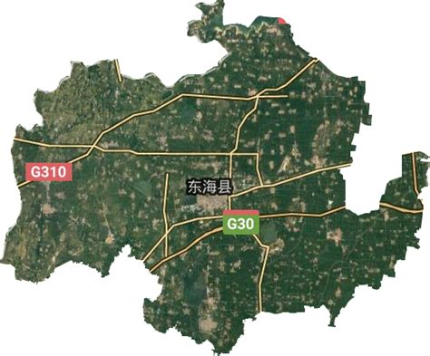 东海县高清卫星地图