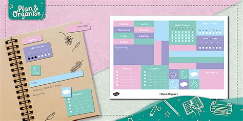 Pastel Cut n Stick for Bullet Journaling