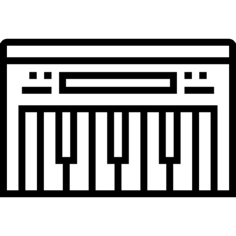 Synthesizer - Free music icons