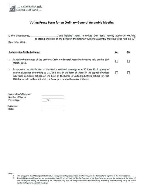Example Proxy Voting Form 的图像结果