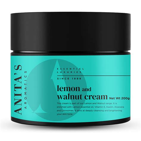Lemon & Walnut cream | Body Spa | Anita's Aromatics