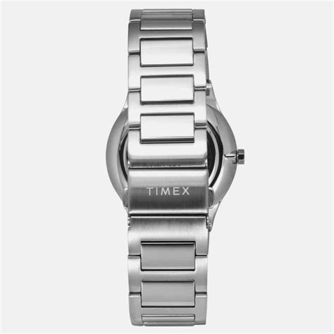 Timex E Class Male White Analog Stainless Steel Watch TWEG23600 ...