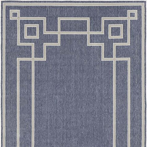 Merritt Indoor/Outdoor Rug with Quatrefoil Design & Fade-Resistant Weave