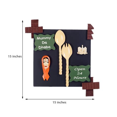 Mummy Da Dhaba Wall Hanging - eCraftIndia Online