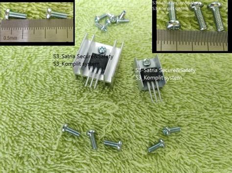 Jual Baut Mosfet transistor ic Heat sink Alumunium Heatsink - Jakarta ...
