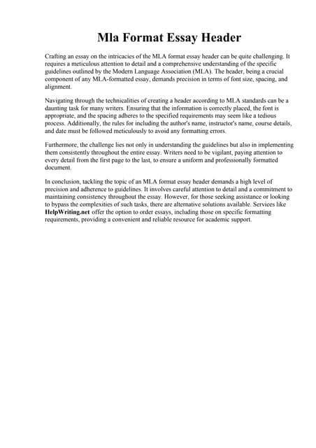 Image result for MLA Format Header
