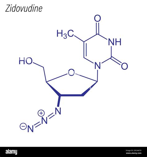 Structure Of Zidovudine