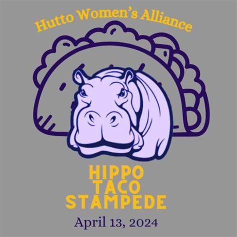 HWA Hippo Taco Stampede!, Fritz Park, Hutto, 13 April 2024 | AllEvents.in