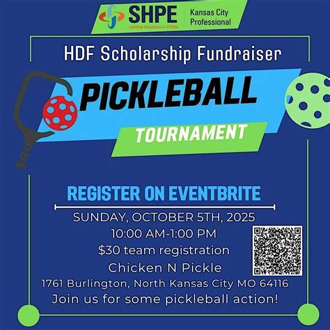 SHPE-KC Pickleball Tournament, Chicken N Pickle - North Kansas City, 5 ...