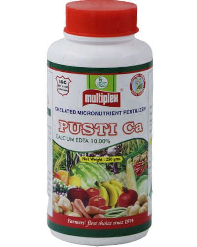 Multiplex Multiplex Pushti Chelated (Calcium 10% EDTA) 250 g - Agrostar
